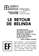 Le Retour de Belinda : page 3