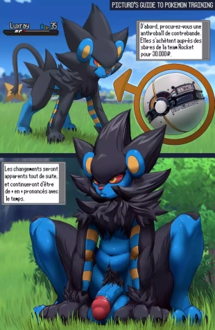 hentai Luxray's Anthroball Training