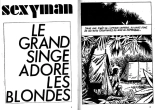 Sexyman N°4 - Le grand singe adore les blondes : page 3