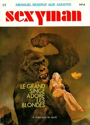 hentai Sexyman N°4 - Le grand singe adore les blondes